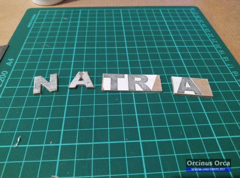 Изготовление 3D букв из переплетного картона